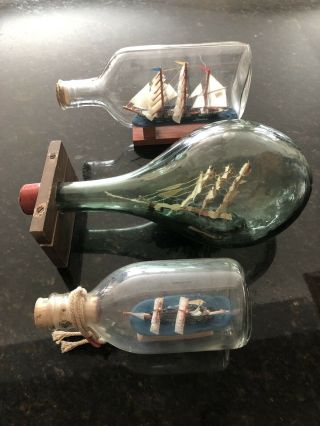 Ships In A Bottle Vintage 3