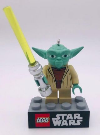2013 Yoda Hallmark Ornament Lego Star Wars