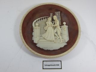 Lord Nelson And Lady Hamilton Limited Edition Carl Romanelli Incoly Stone Plate