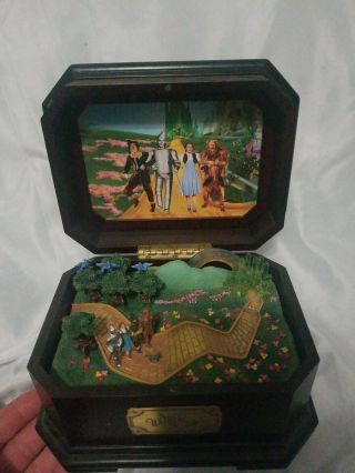 The Wizard Of Oz Wood Music Box Plays Off To See The Wizard Ardleigh Elliott