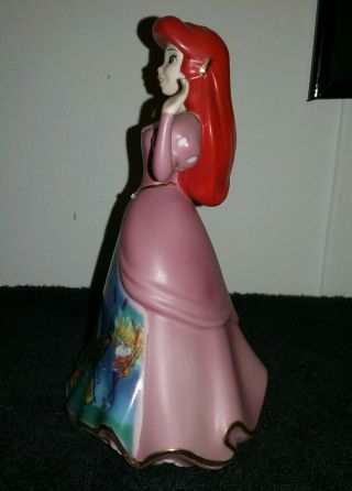 2004 Bradford Editions Disney Princess Bell Dresses & Dreams Forever Ariel 2