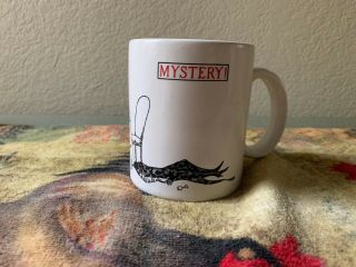 Vintage Edward Gorey Murder Mystery Coffee Mug - Pbs Masterpiece Theatre