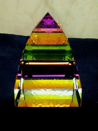 Swarovski Pyramid Paperweight (retired) Art.  7450 Nr 040 000