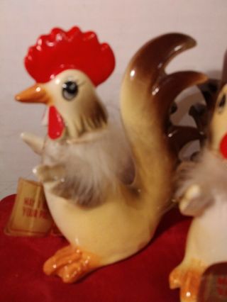 Vintage Norcrest Furland Chickens salt pepper shakers. 2