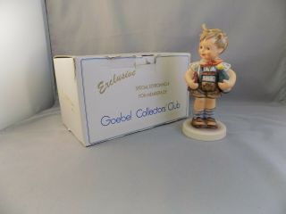 Vintage Goebel Hummel " Valentine Joy " Tmk 6 With Box