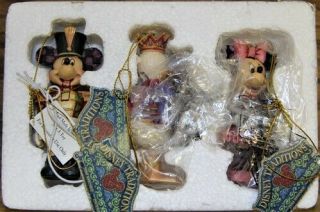 Jim Shore Disney Traditions Nutcracker Ornament Set - Open Box