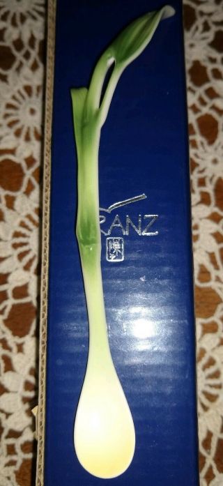 Franz Porcelain Bamboo Song Bird Spoon Fz00638