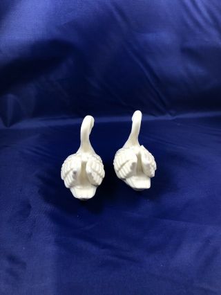 LENOX WHITE PORCELAIN SWANS (pair) DECORATIVE 3