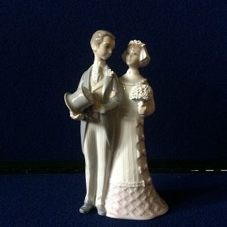 Lladro Wedding Couple Bride & Groom 4808 Figurine/cake Topper