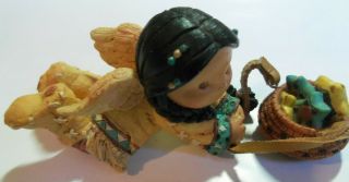 " Girl W/ Wings (angel) " Friends Of The Feather Figurine 285153 By Enesco