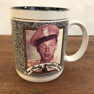 The Andy Griffith Show Barney Fife Nip It In The Bud Mayberry Coffee Cup Mug C8