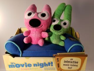 Hallmark Hoops And Yoyo Plush Box Interactive Toy Movie Night