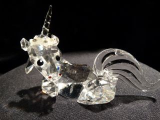 Vintage Austrian Crystal Unicorn In