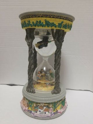 The Wizard Of Oz 1999 Hourglass Snow Globe Music Box San Francisco Company