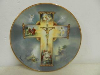 Franklin " The Life Of Christ " By Barzoni Limited Edition 8 " Plate Ja8407