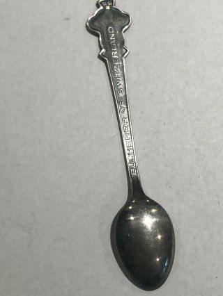 ROLEX Bucherer Of Switzerland Collectible Travel Souvenir Spoon - lugano 3