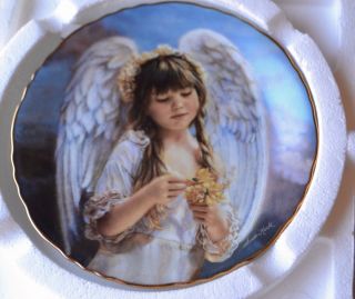 Bradford Exchange " Angel Of Love " Plate No.  3079 A Limited Edition Sandra Kuck