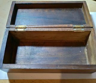 Seatle Metropolitans Gordon Roberts 1919 - 20 Stanley Cup Final wood trinket box 2