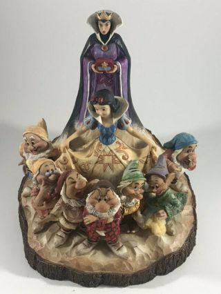 Jim Shore Disney Snow White One That Started Them All Wood Carved 4023573