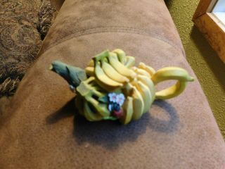 Teapot Mini Doll Size Banana 1 3/4 