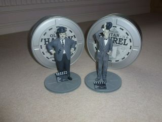 Laurel And Hardy Limited Edition Figures In Movie Film Tin.