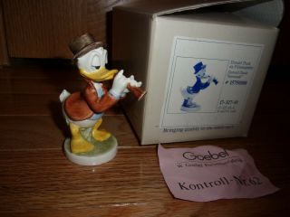 Goebel Donald Duck " Serenade " Hummel Figurine,  Nib,  Collectable,