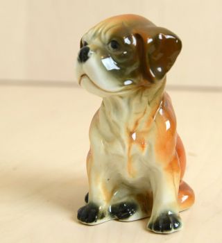 Boxer Vintage Miniature Mini Porcelain Puppies Dog Figurines,  Christmas Gift 2