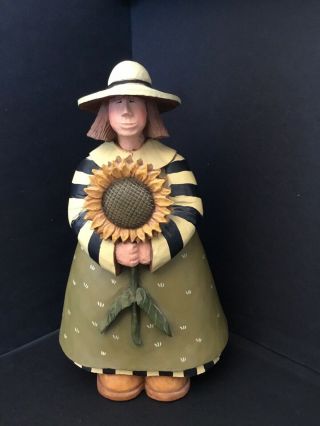 Williraye Studio Farmers Market Nature’s Harmony Figure Woman With Sunflower