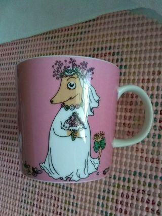 Moomin Characters Miss Fuzzy Coffee Cup Mug Comics Arabia Finland