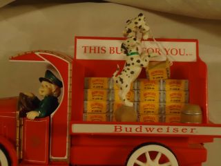 Enesco Budweiser Express Multi - Action Musical Truck Box Music Box 4