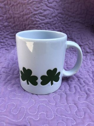 Waechtersbach Shamrock Clover Mug St Patricks Day Irish Spain Leprechaun 3 Leaf