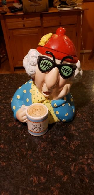 Vintage Hallmark Maxine You Again Ceramic Cookie Jar Coffee Mug Grandma Comedy