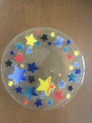Peggy Karr Star Plate 8 " Set Of 10