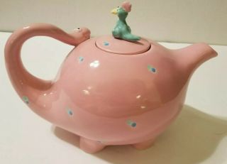 1986 Fitz & Floyd Ceramic Dinosaur Teapot 3