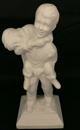 Vintage Boys Town Nebraska Figurine 8 " - He Ain 
