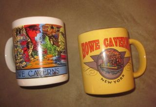 1 PAIR Vintage OLD FORGE NY Adirondack Country souvenir coffee mugs 3