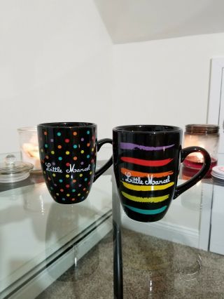 Little Marcel Coffee Cup Set Of 2 Mugs Womens Clothing Handbag Purse