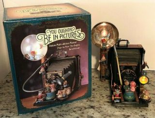 Enesco You Oughta Be In Pictures Small World Of Music Camera Music Box