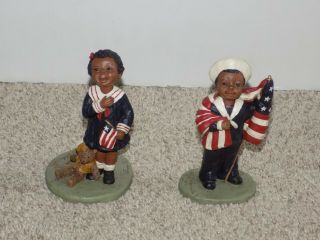 Martha Holcombe God Is Love Billy And Nellie Figurines 1991