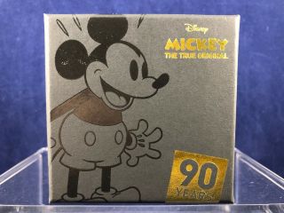 Disney Mickey Mouse Jewelry/trinket/collectable Box - 90 Years