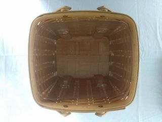 Longaberger Small Picnic Basket with Lid and Trays 1999 4