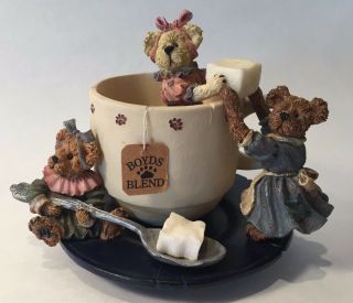 Boyds Bears Bearstone Prissie,  Sissie,  And Missie Fixin 