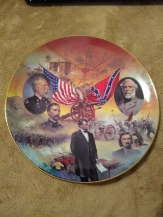 Gettysburg - Battles Of The American Civil War Collector Plate -