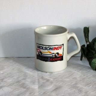 Molson Indy Coffee Mug Molson Export Beer Brewery Sponsor Car Racing Toronto
