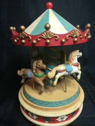 Merry Go Round Horses Carousel Musical Box