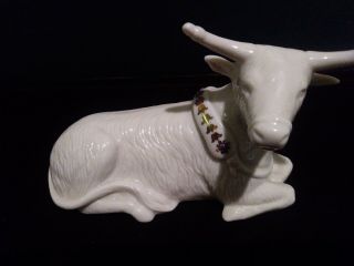 Lenox China Jewels Ox Nativity Animal Figurine -