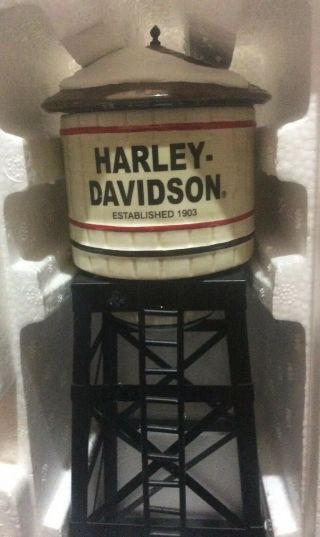 Dept.  56 Snow Village - Harley - Davidson Water Tower