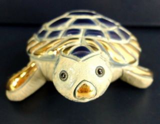 Derosa Rinconada Silver Anniversary Rincababy 1708 Sea Turtle Gold Trim Unique