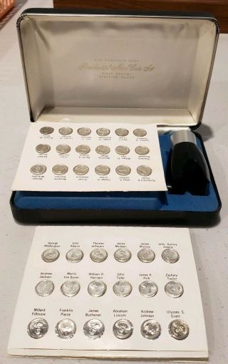 The Franklin Presidential Mini Coin Set First Edition Sterling Silver