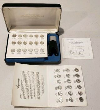The Franklin Presidential Mini Coin Set First Edition Sterling Silver 2